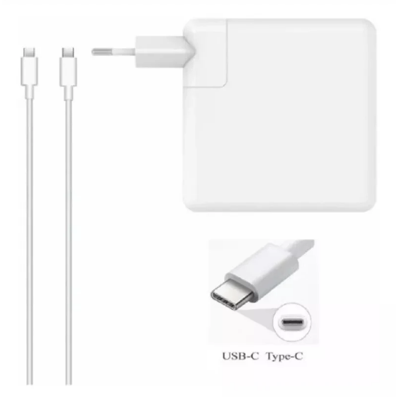 Cargador + Cable Usb 3.0 Tipo-c 61w Macbook Pro Carga Rápida