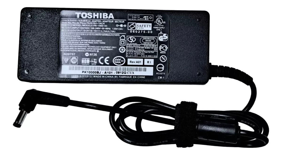 Cargador Toshiba P775 C850 L755 19v 4.74a 90w